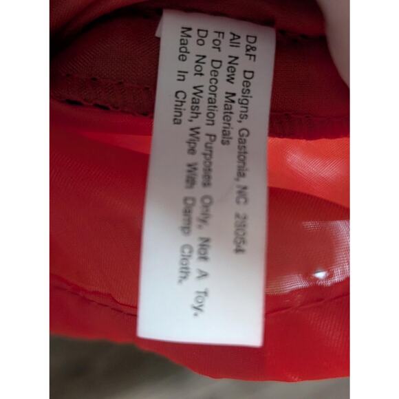 Vintage Blue Velvet Christmas Stocking Snowman Mouse 17" Holiday Festive - Picture 9 of 10